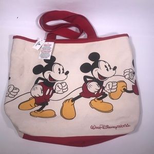 Walt Disney World Mickey Mouse Large Canvas Bag